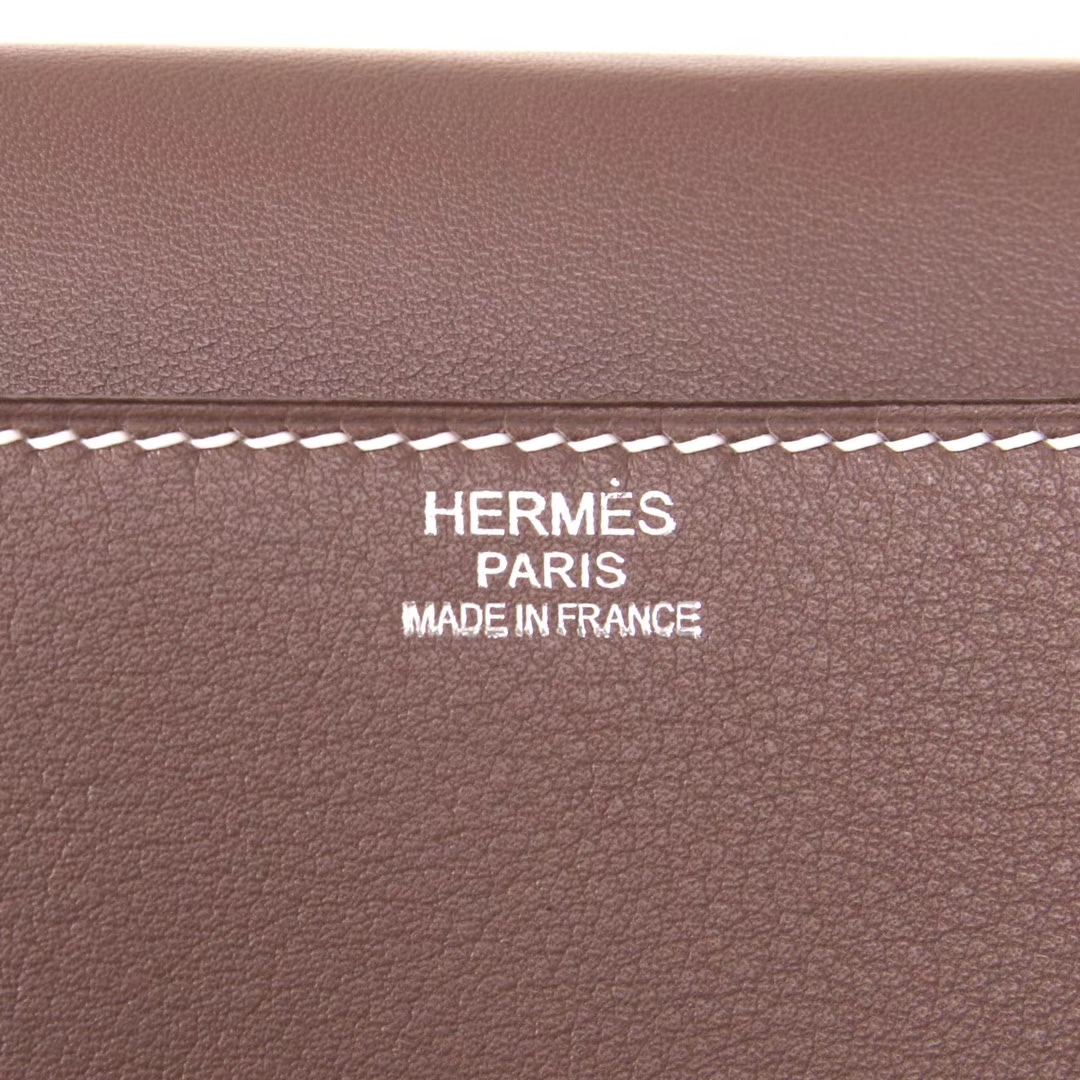 Hermès（爱马仕）Kelly Flat 大象灰 银扣 swift皮 35cm