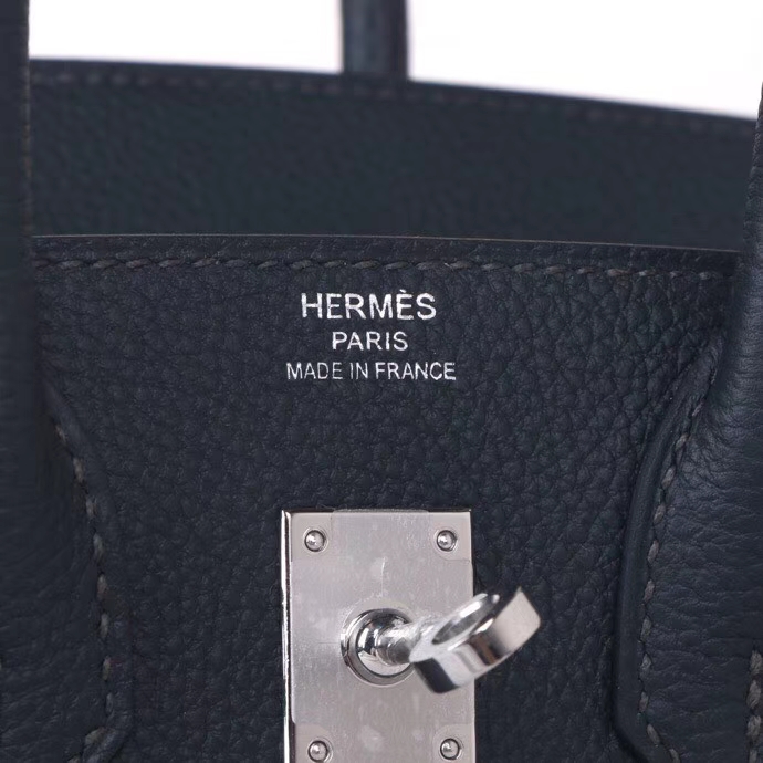 Hermès（爱马仕）Birkin 铂金包 松柏绿 togo 银扣 25cm