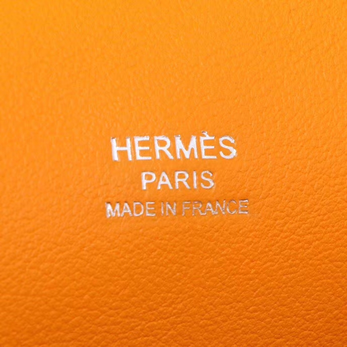 Hermès（爱马仕）Toolbox 牛奶盒 26银 太阳黄 swift