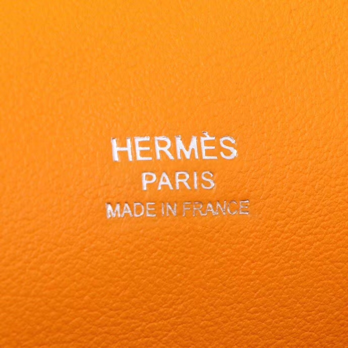 Hermès（爱马仕）Toolbox 牛奶盒 26银 太阳黄 swift