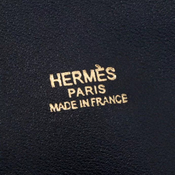 Hermès（爱马仕）Mini bolide 保龄球 Ck89黑色 山羊皮 金扣 18cm