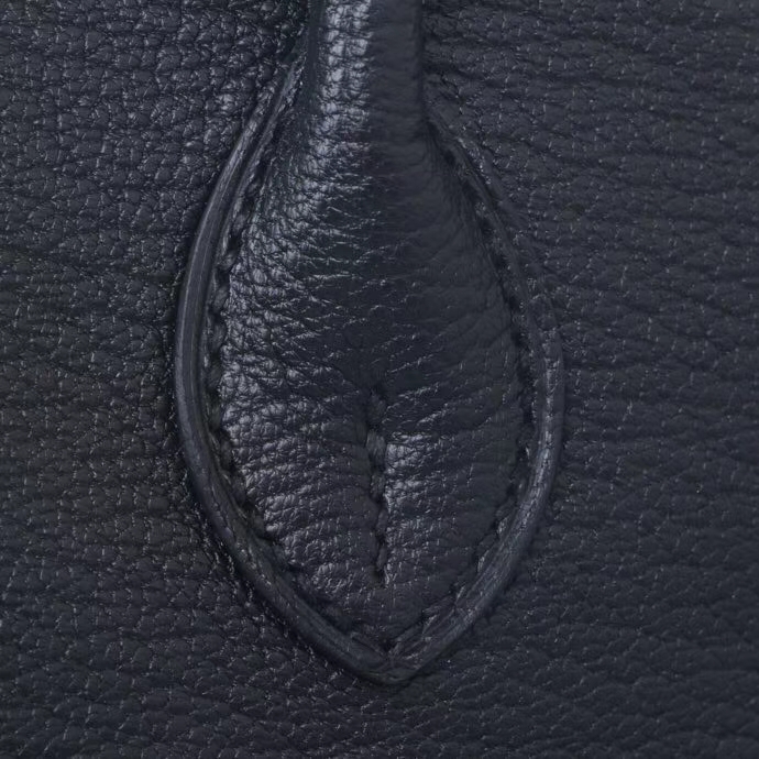 Hermès（爱马仕）Mini bolide 保龄球 Ck89黑色 山羊皮 金扣 18cm