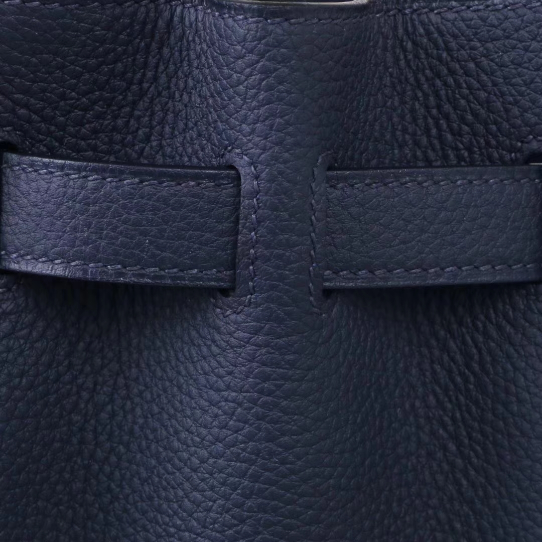 Hermès（爱马仕）birkin 铂金包 2Z午夜蓝 玫瑰金扣 togo 30cm