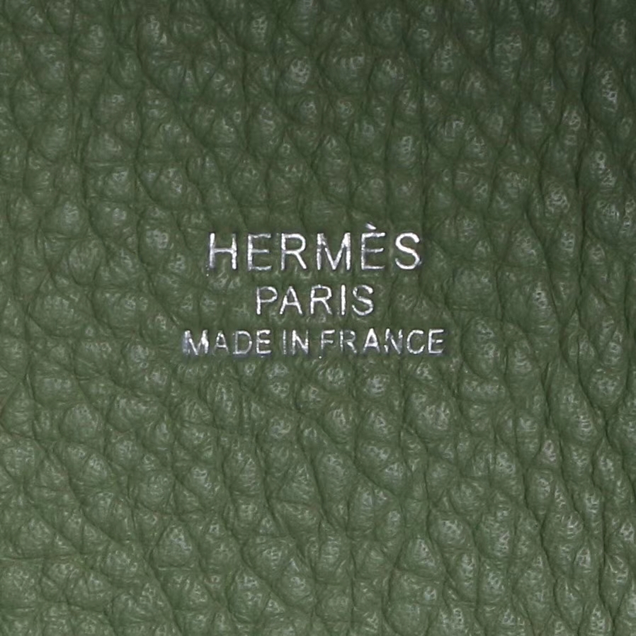 Hermès（爱马仕）Picotin 菜篮包 3I牛油果绿 togo 银扣 18cm
