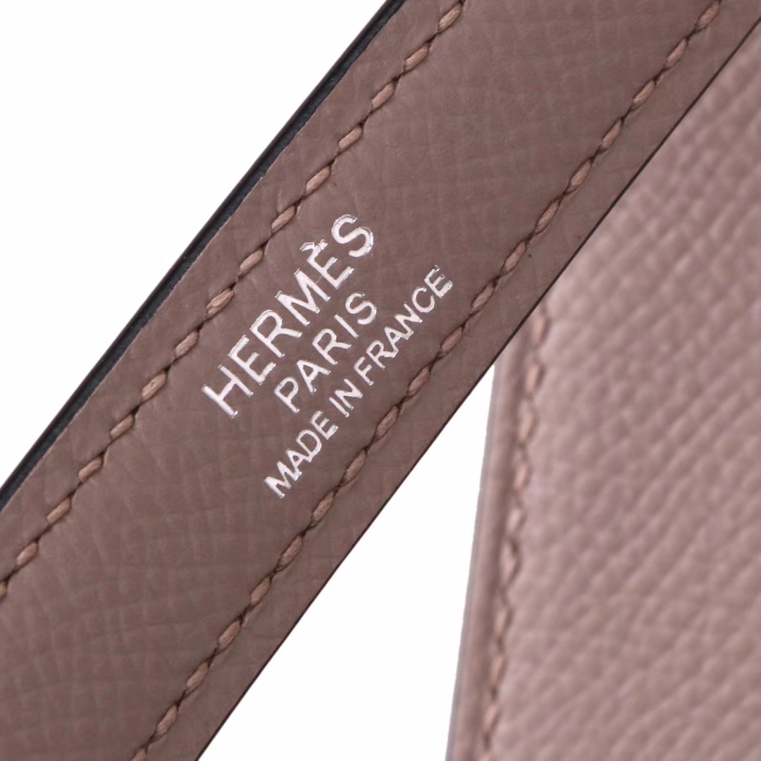 Hermès（爱马仕）Kelly 凯莉包 沥青灰 Epsom皮 银扣 28cm