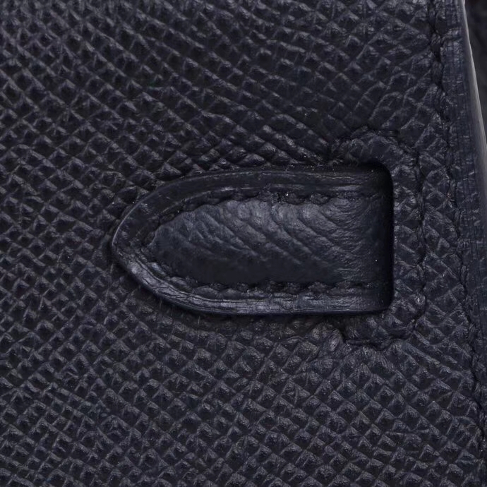 Hermès（爱马仕）mini Kelly 二代 银扣 黑色 epsom