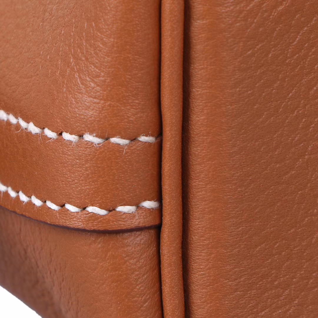 Hermès（爱马仕）Bolide 保龄球包 金棕色 EV 金扣 18cm