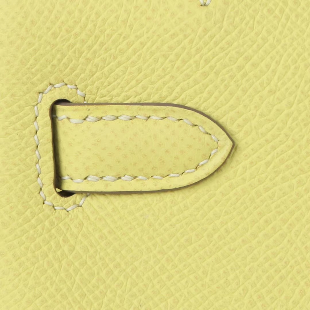 Hermès（爱马仕）miniKelly 迷你凯莉 银扣 柠檬黄 Epsom皮 1代