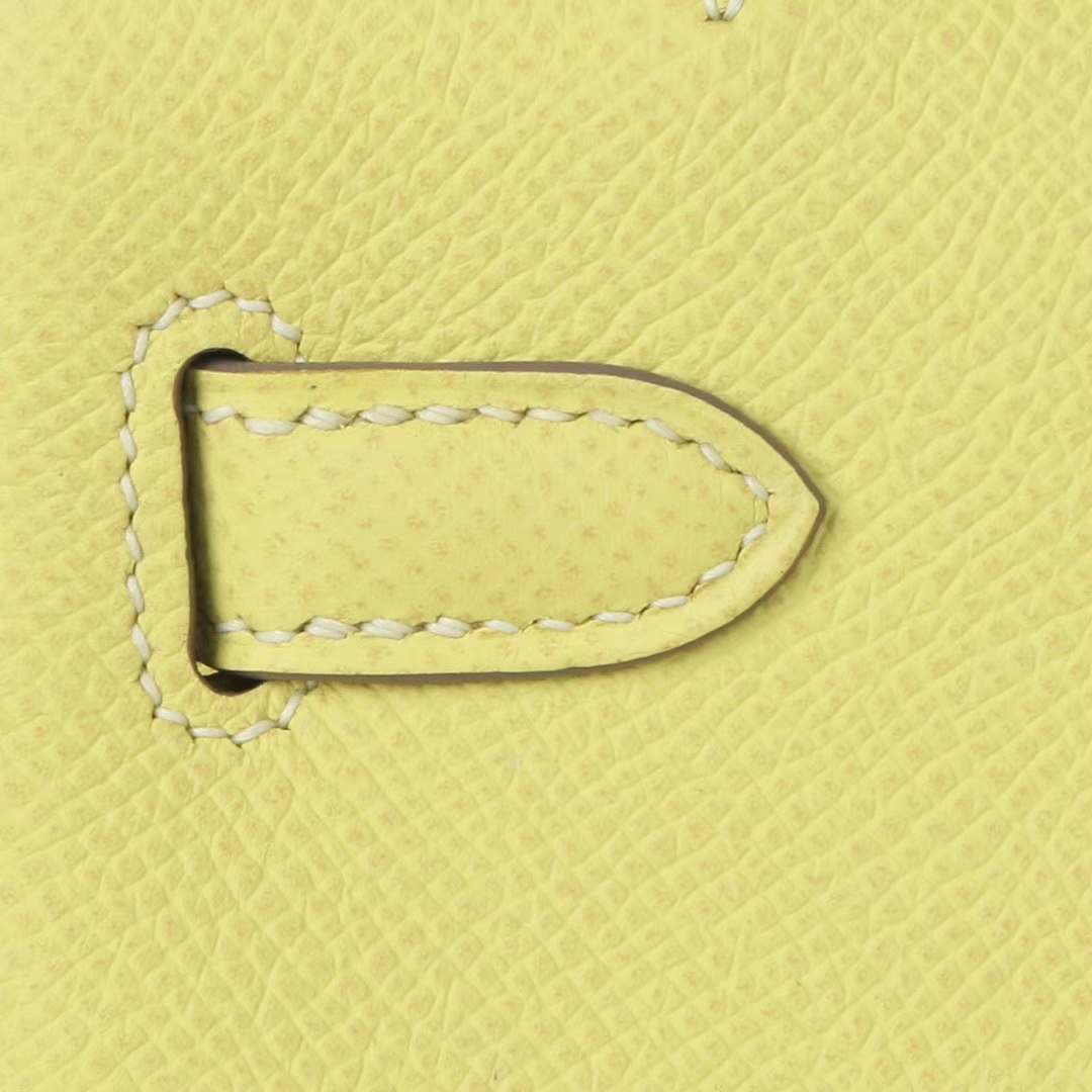 Hermès（爱马仕）miniKelly 迷你凯莉 银扣 柠檬黄 Epsom皮 1代