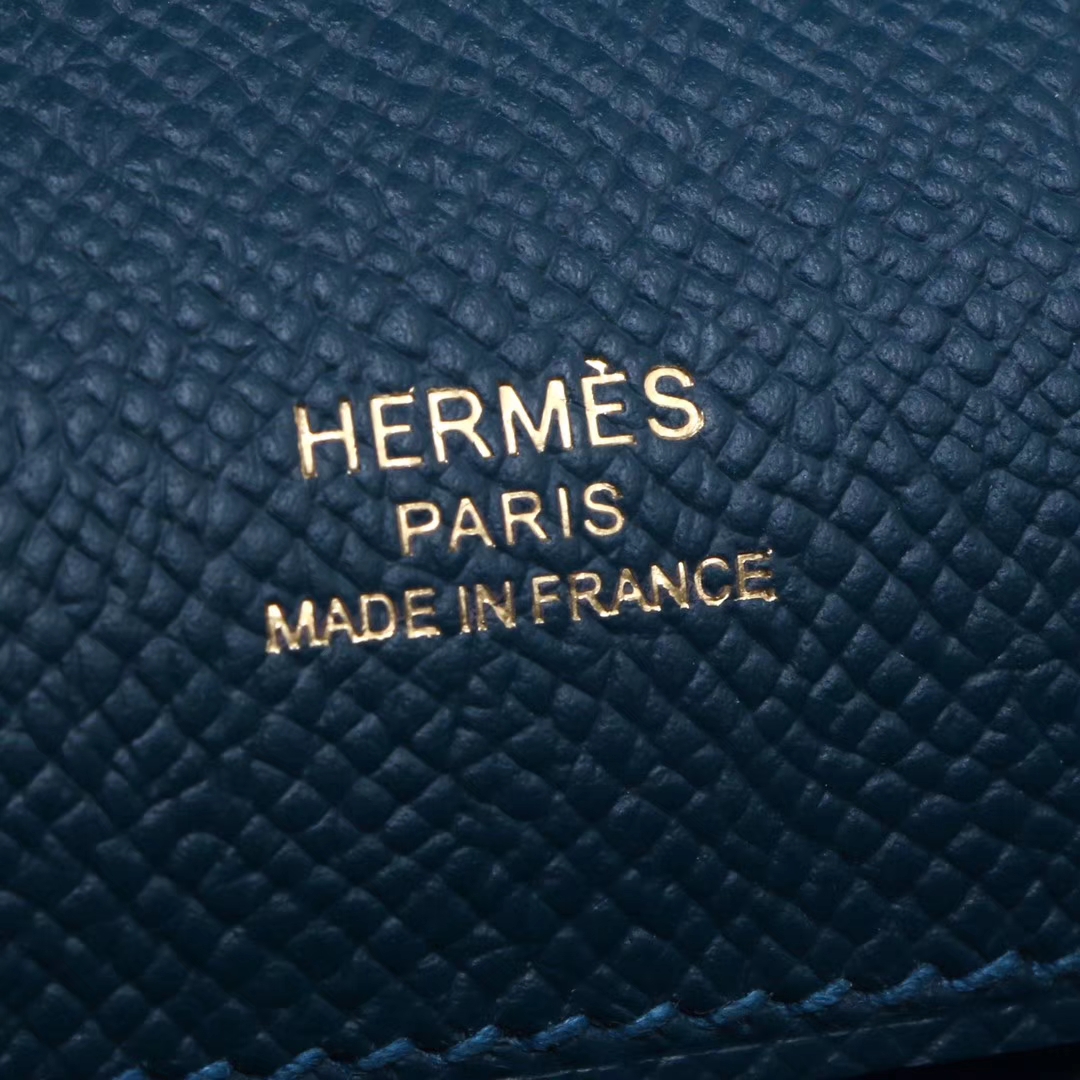 Hermès（爱马仕）miniKelly 迷你凯莉 金扣 博斯普鲁斯绿 Epsom皮 1代