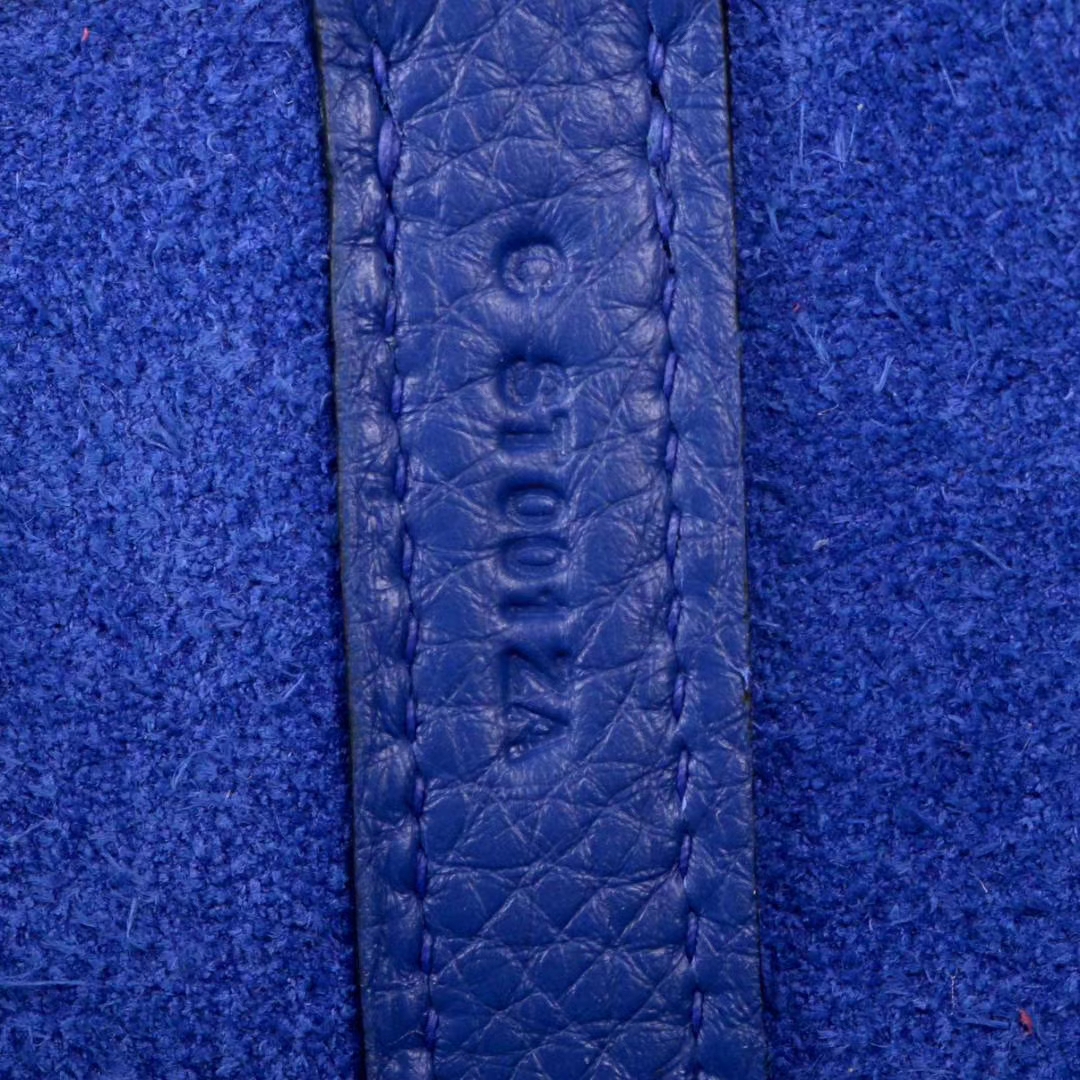 Hermès（爱马仕）Picotin 菜篮包 togo 宝蓝色 银扣 18cm