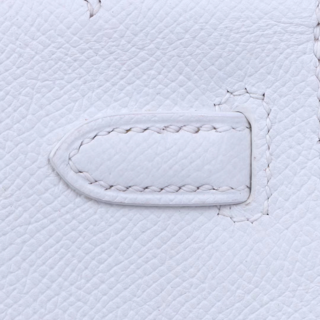 Hermès（爱马仕）miniKelly 迷你凯莉 纯白色 Epsom皮 银扣 一代 22cm