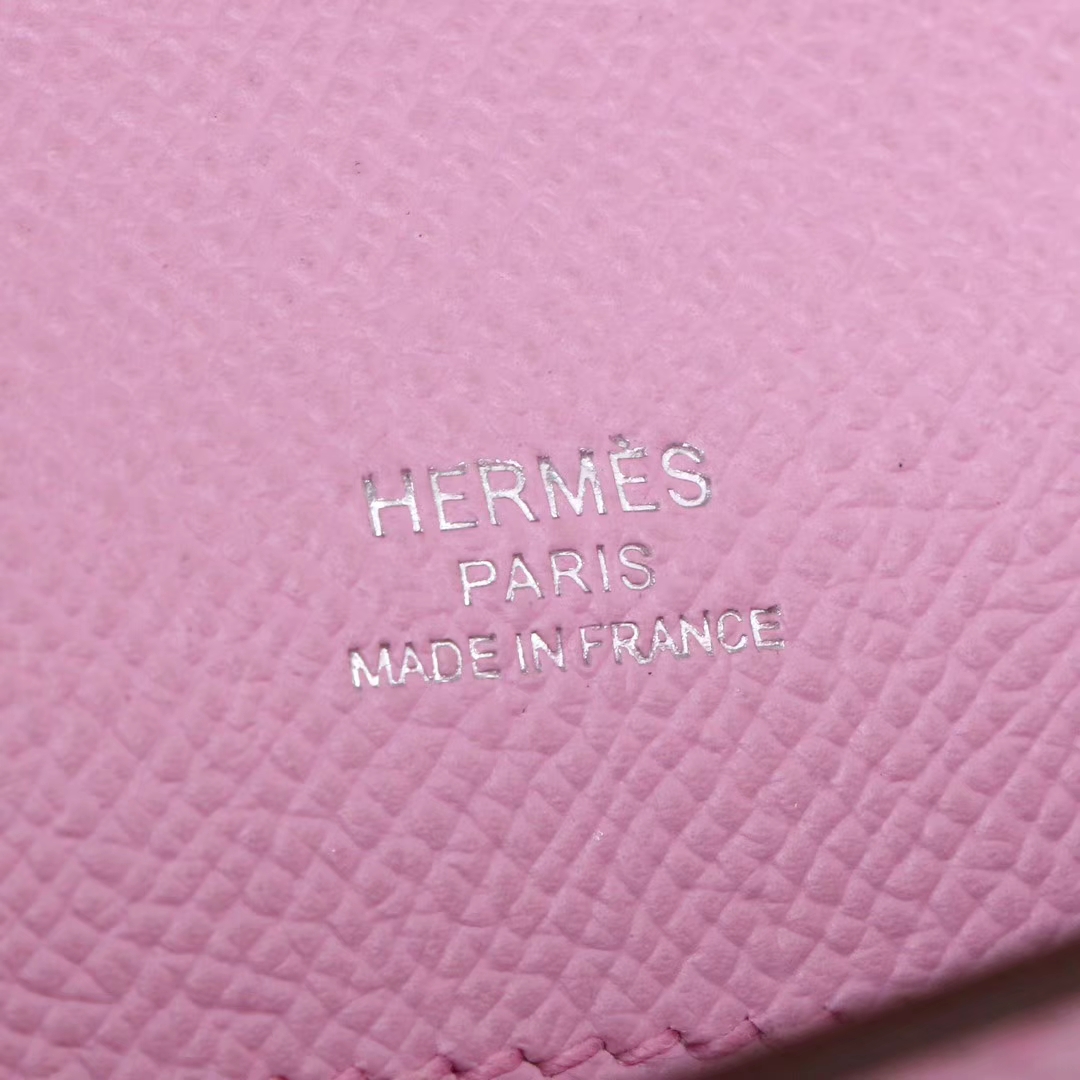 Hermès（爱马仕）miniKelly 迷你凯莉 锦葵紫 Epsom皮 银扣 一代 22cm