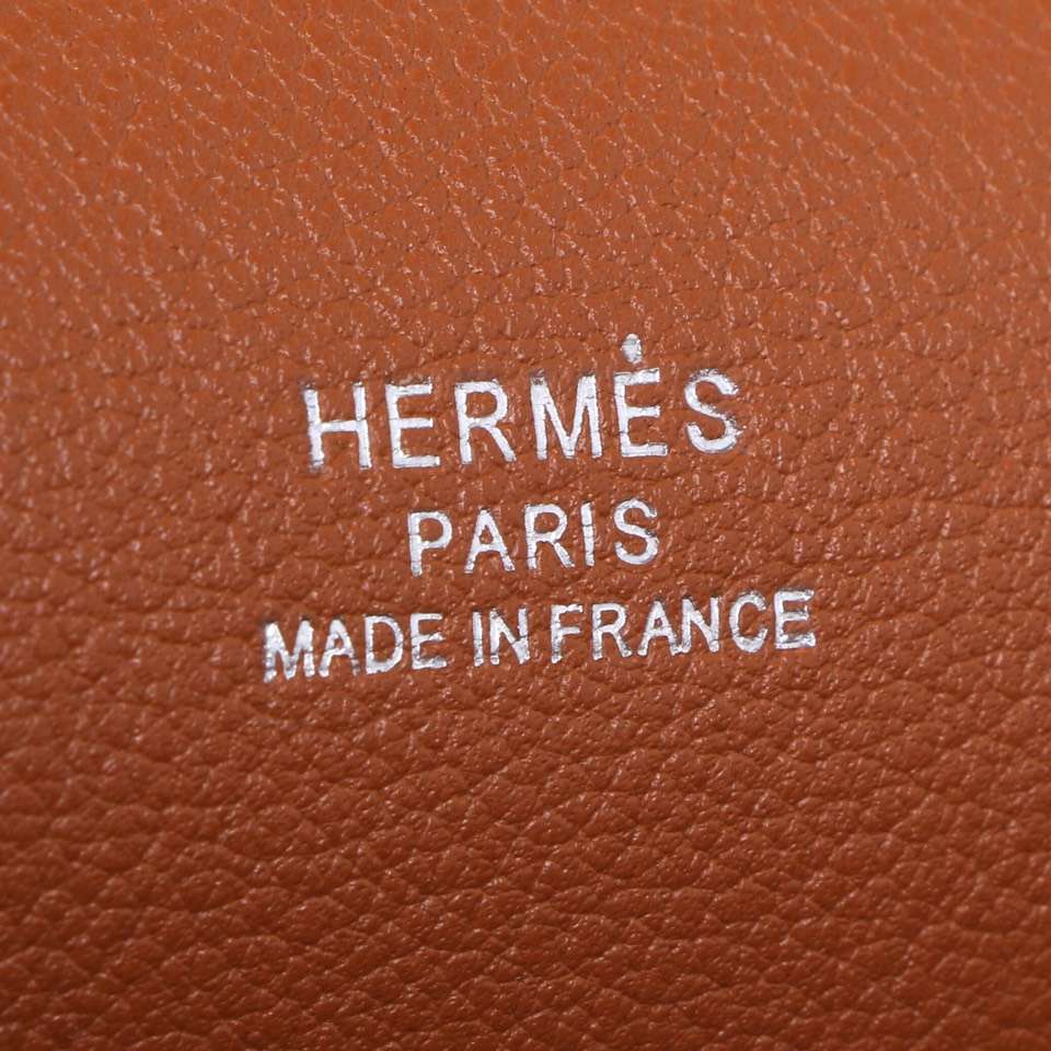 Hermès（爱马仕）roulis 猪鼻包 金棕色  evercolor 银扣 19cm
