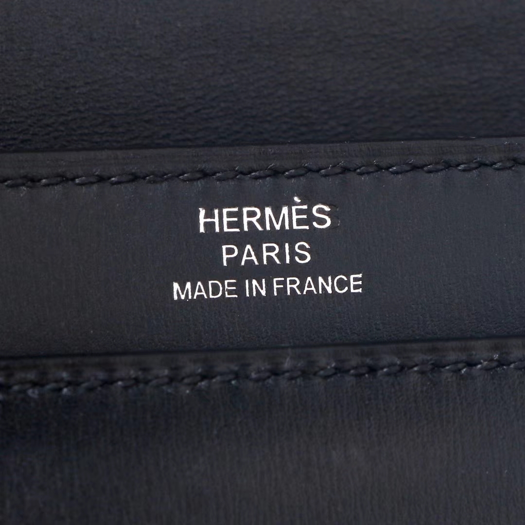 Hermès（爱马仕）Verrou Chaîne 锁链包 黑色 box皮 17cm