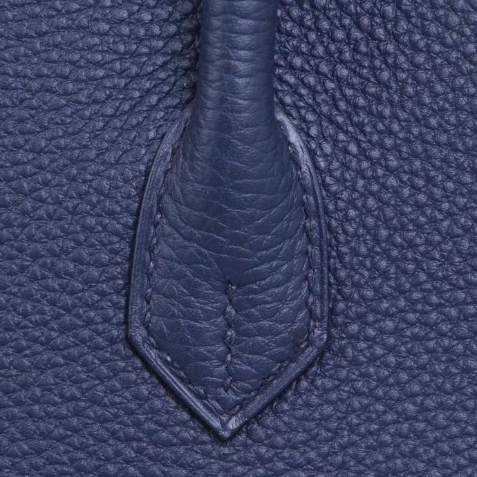 Hermès（爱马仕）Birkin 铂金包 午夜蓝  Togo 银扣 25CM