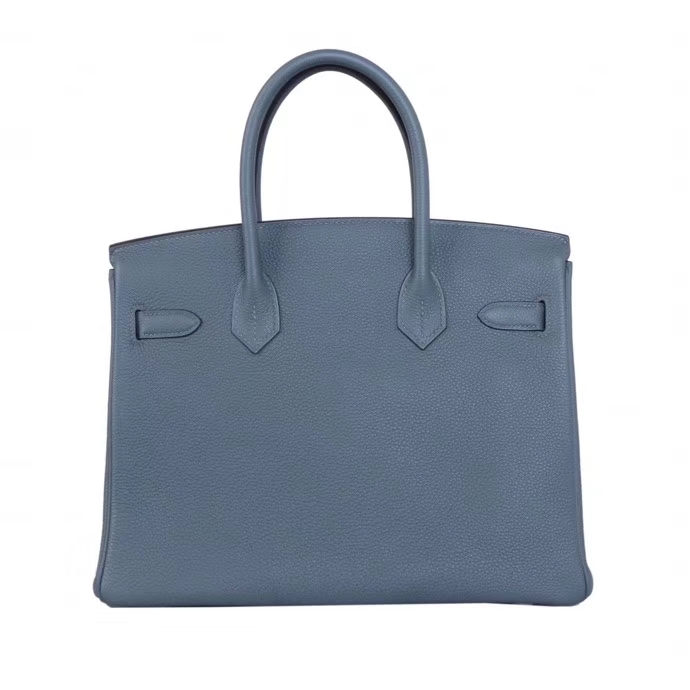 Hermès（爱马仕）Birkin 铂金包 杏绿色 Togo 银扣 30CM