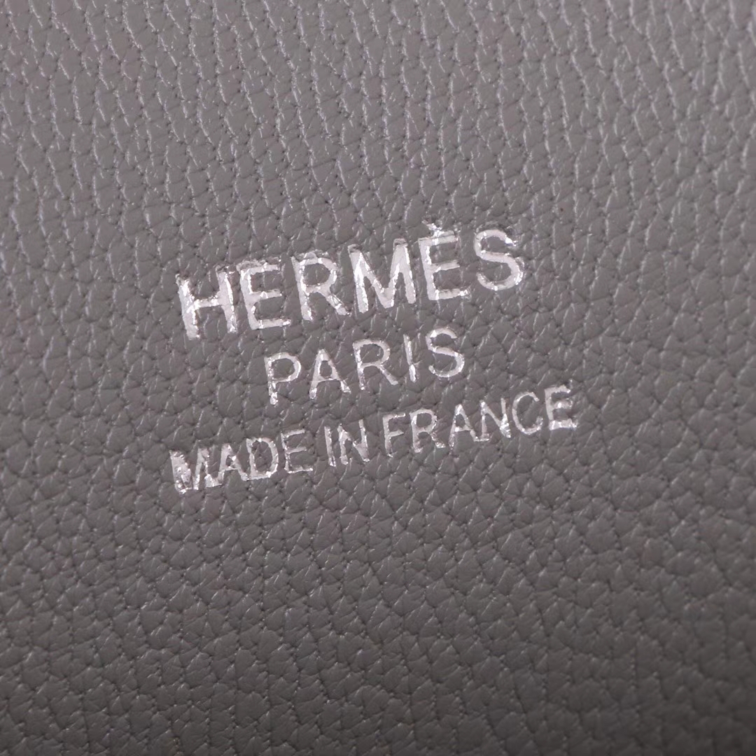 Hermès（爱马仕）Jypsiere吉普赛 冰川灰 togo 银扣 28cm