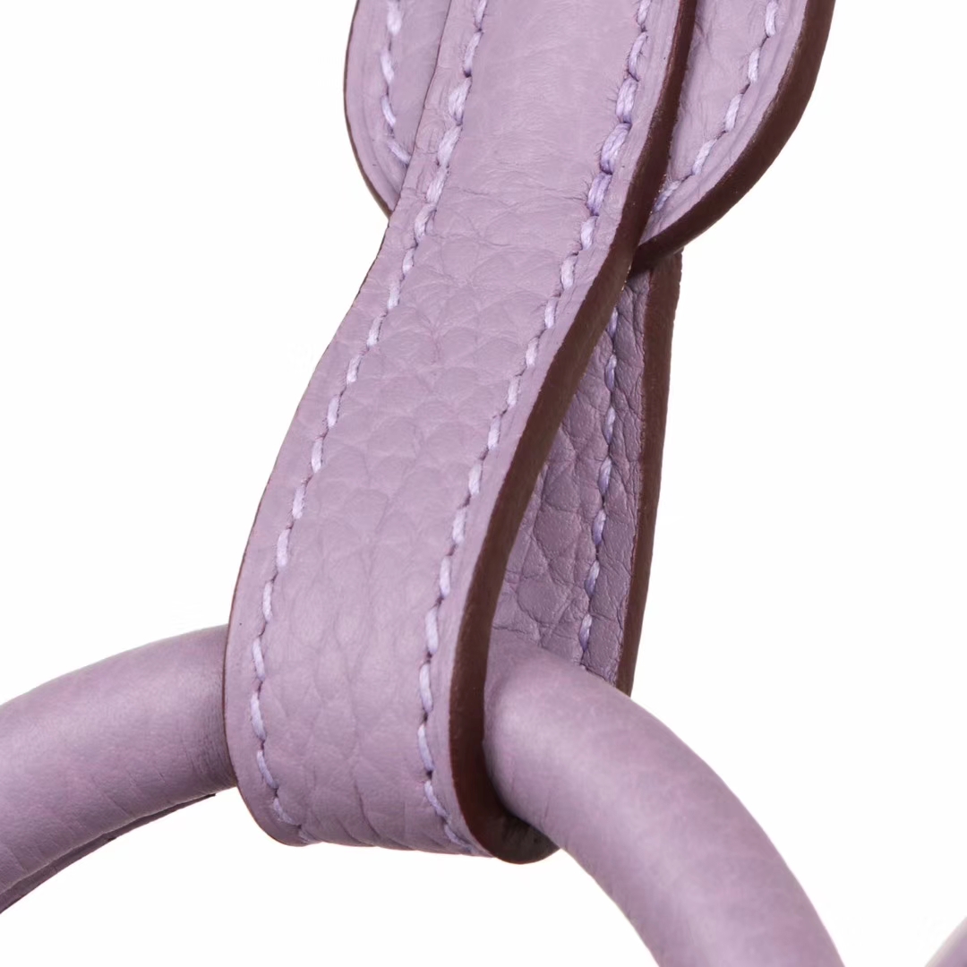 Hermès（爱马仕）Lindy 琳迪包 香芋紫 togo 银扣 30cm
