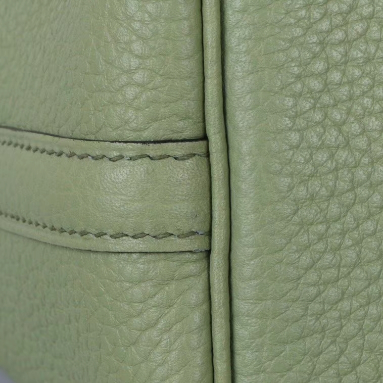 Hermès（爱马仕）Picotin 菜篮包 3I牛油果绿 togo 银扣 18cm