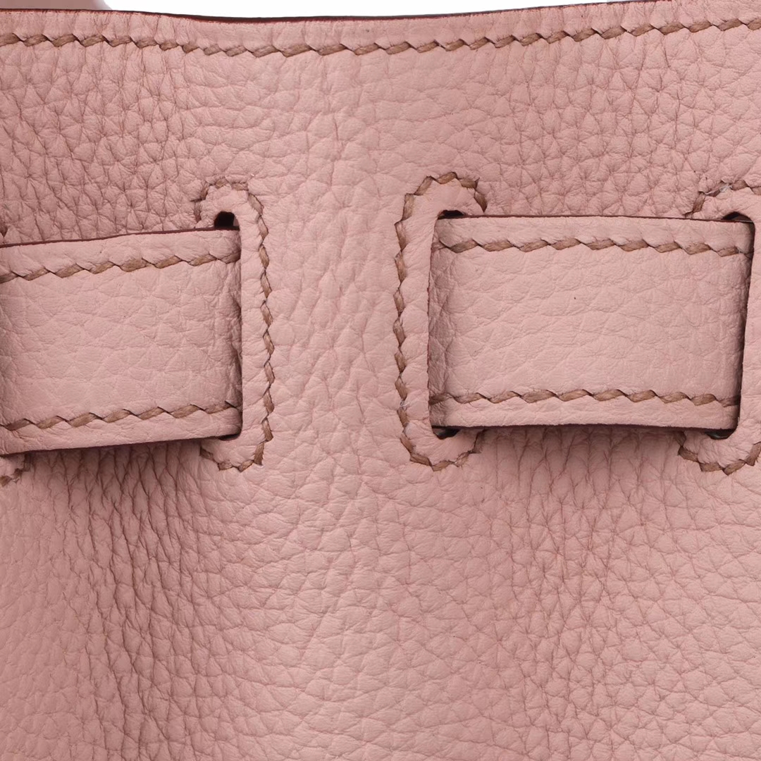 Hermès（爱马仕）Kelly 凯莉包 藕粉色 Togo 小牛皮 金扣 28cm