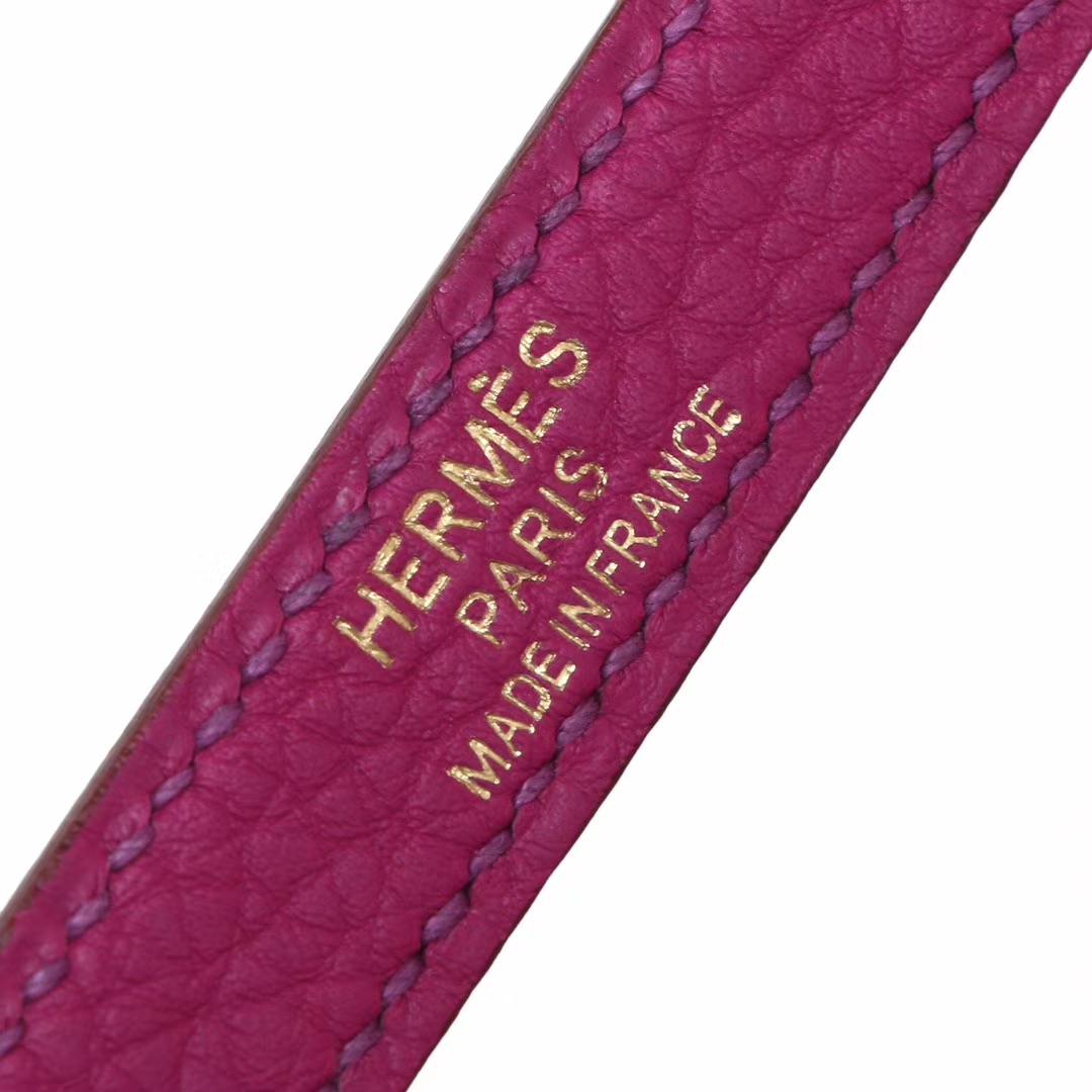 Hermès（爱马仕）Kelly 凯莉包 玫瑰紫 Togo 小牛皮 金扣 28cm