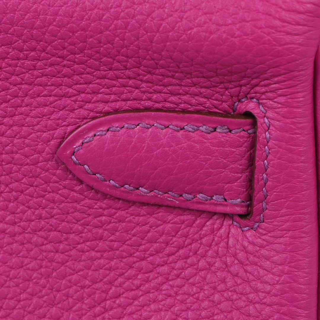 Hermès（爱马仕）Kelly 凯莉包 玫瑰紫 Togo 小牛皮 金扣 28cm