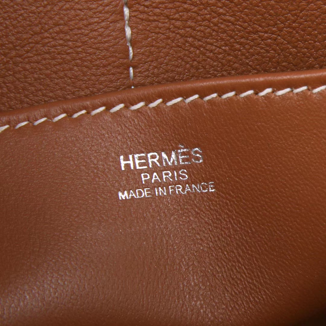 Hermès（爱马仕）halzan 31cm 金棕色 Swift皮