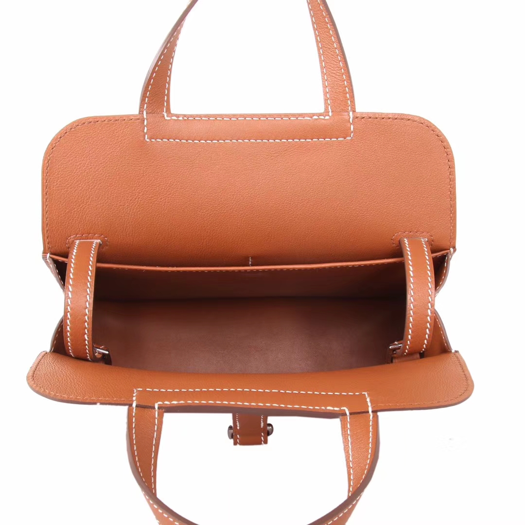 Hermès（爱马仕）halzan 31cm 金棕色 Swift皮