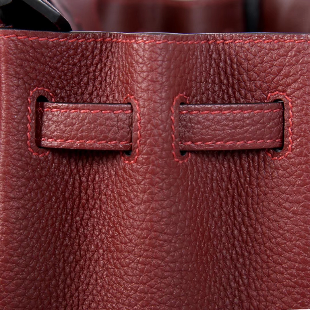 Hermès（爱马仕）Birkin 铂金包 爱马仕红 Togo 金扣 25cm