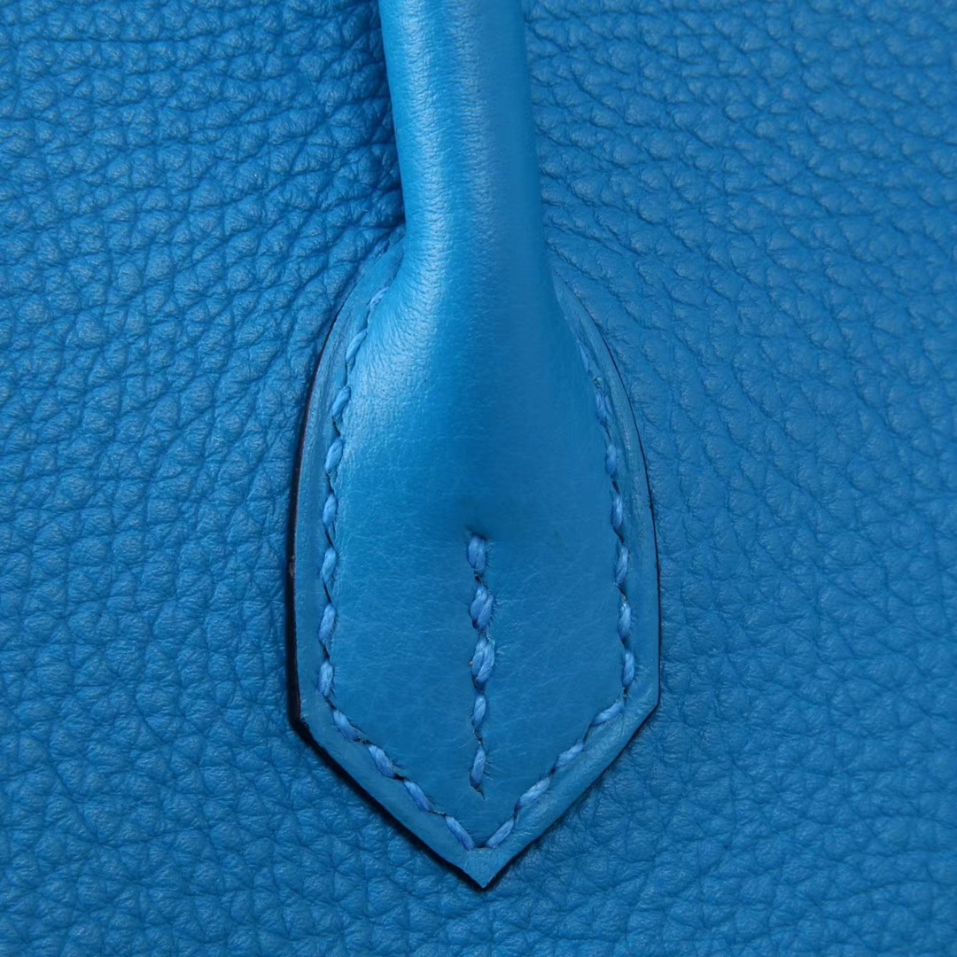 Hermès（爱马仕）Birkin 铂金包 坦桑尼亚蓝 Togo 银扣 25cm