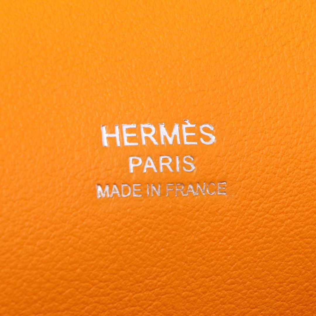 Hermès（爱马仕）Toolbox 牛奶盒 太阳黄 swift皮 银扣 26cm