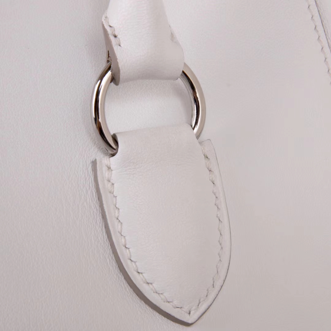 Hermès（爱马仕）Toolbox 牛奶盒 白拼鹅黄 swift皮 银扣 26cm