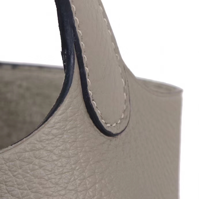 Hermès（爱马仕）Picotin 菜篮包 鼠尾草灰 togo 金扣 18cm