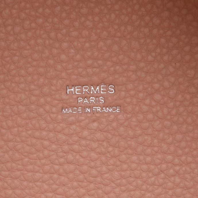 Hermès（爱马仕）Picotin 菜篮包 海葵紫拼水粉 togo 银扣 18cm
