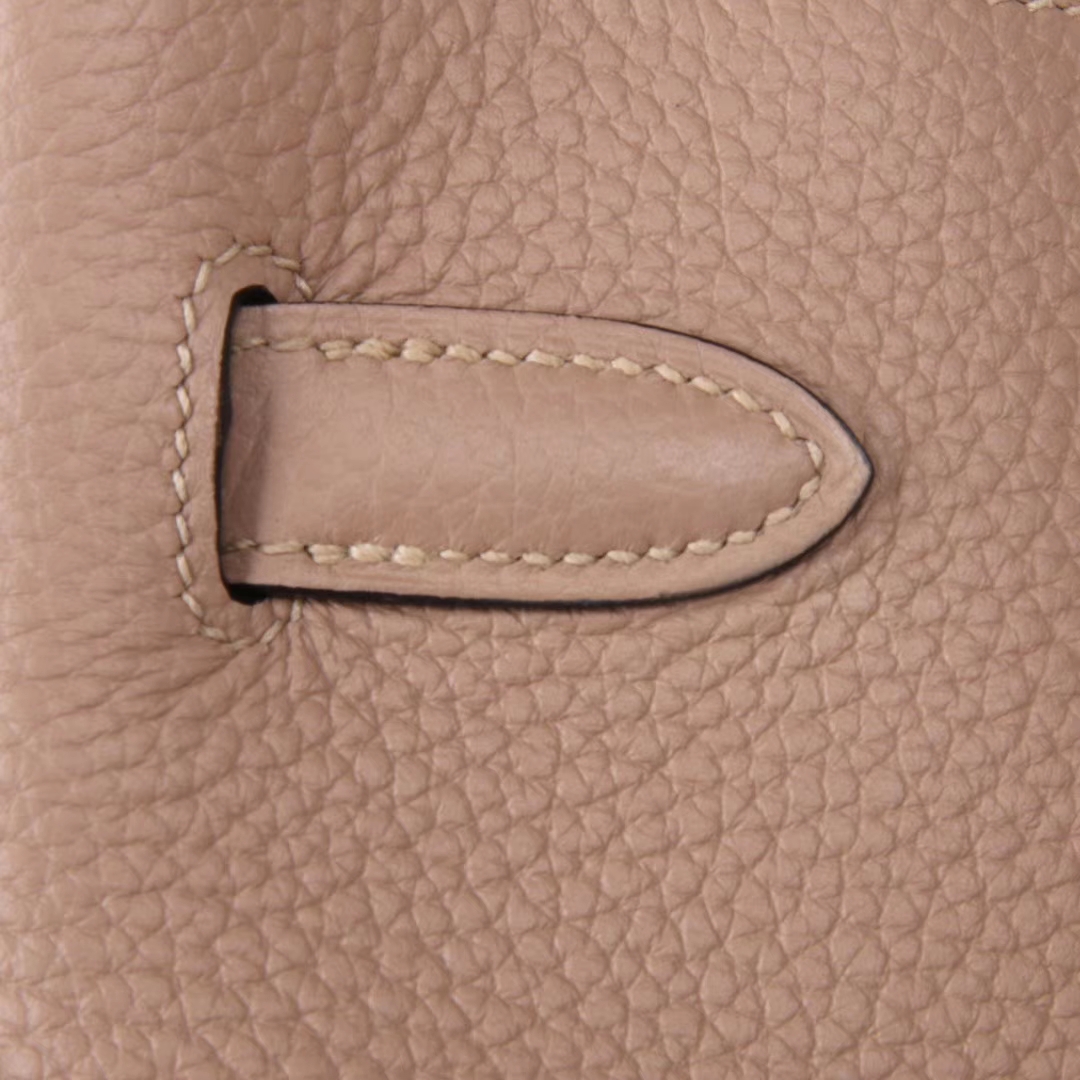 Hermès（爱马仕）soKelly 单肩包 斑鸠灰 togo 银扣 22cm