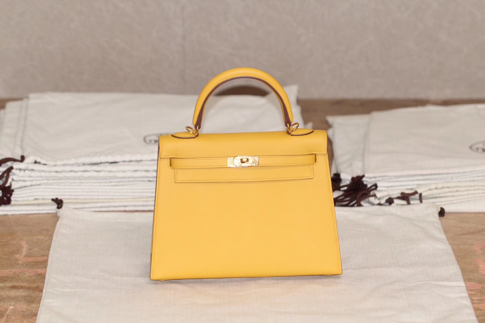 Hermès（爱马仕）Kelly 28金 琥珀黄 epsom 出货