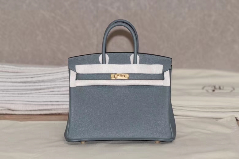 Hermès（爱马仕）birkin 25金  杏仁绿 togo