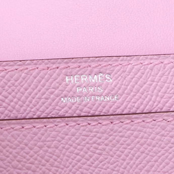Hermès（爱马仕）Verrou 锁链包 锦葵紫 epsom皮 银扣 17cm