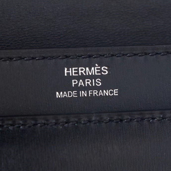 Hermès（爱马仕）Verrou Chaîne 锁链包 黑色 box皮 银扣 17cm