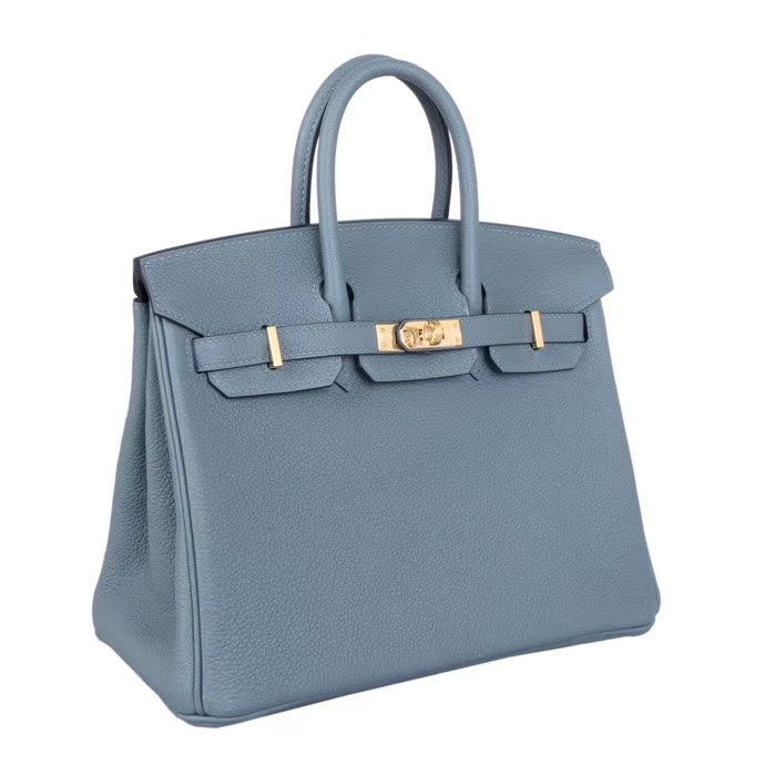 Hermès（爱马仕）birkin 铂金包 杏仁绿 togo 金扣 25cm