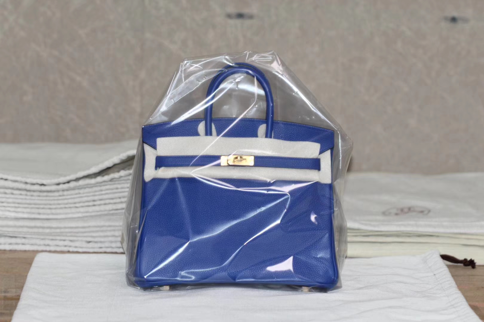 Hermès（爱马仕）BK 25金 7T电光蓝  togo 出货