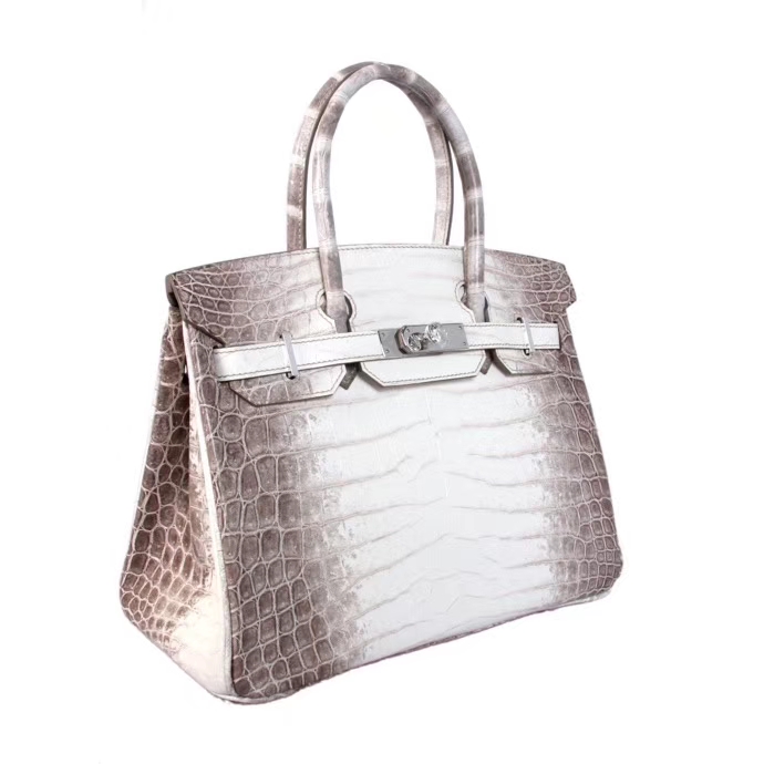 Hermès（爱马仕）birkin 铂金包 喜马拉雅 鳄鱼 银扣 30cm