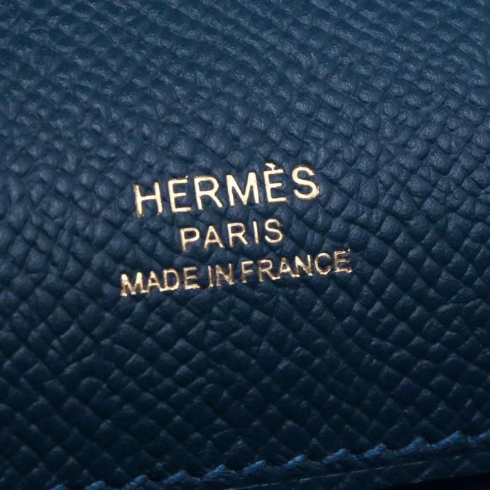 Hermès（爱马仕）miniKelly 博斯普鲁斯绿 Epsom皮 金扣 1代