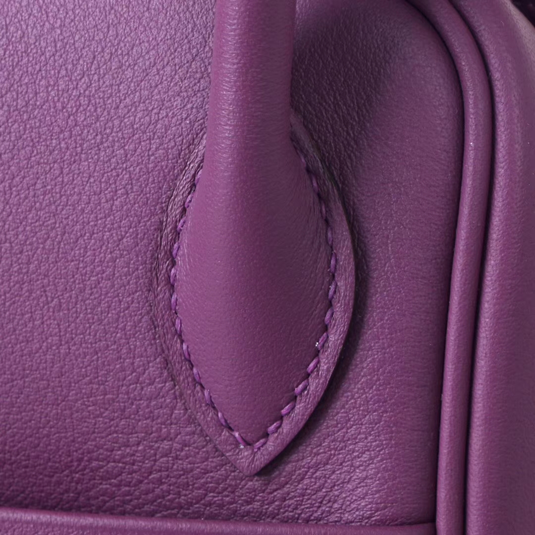 Hermès（爱马仕）mini lindy20  银扣 海葵紫  swift