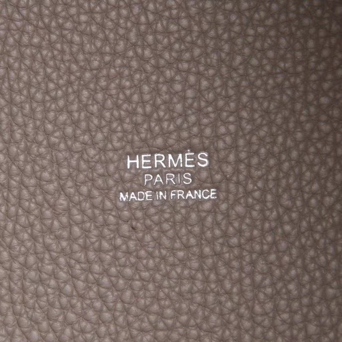 Hermès（爱马仕）Picotin菜篮 沥青灰  togo 银扣 26cm