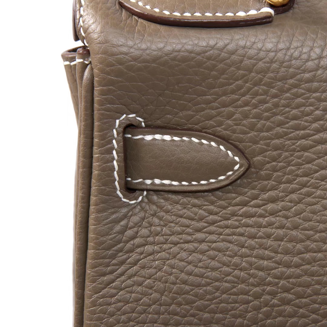 Hermès（爱马仕）Kelly凯莉包 大象灰 togo 金扣 28cm